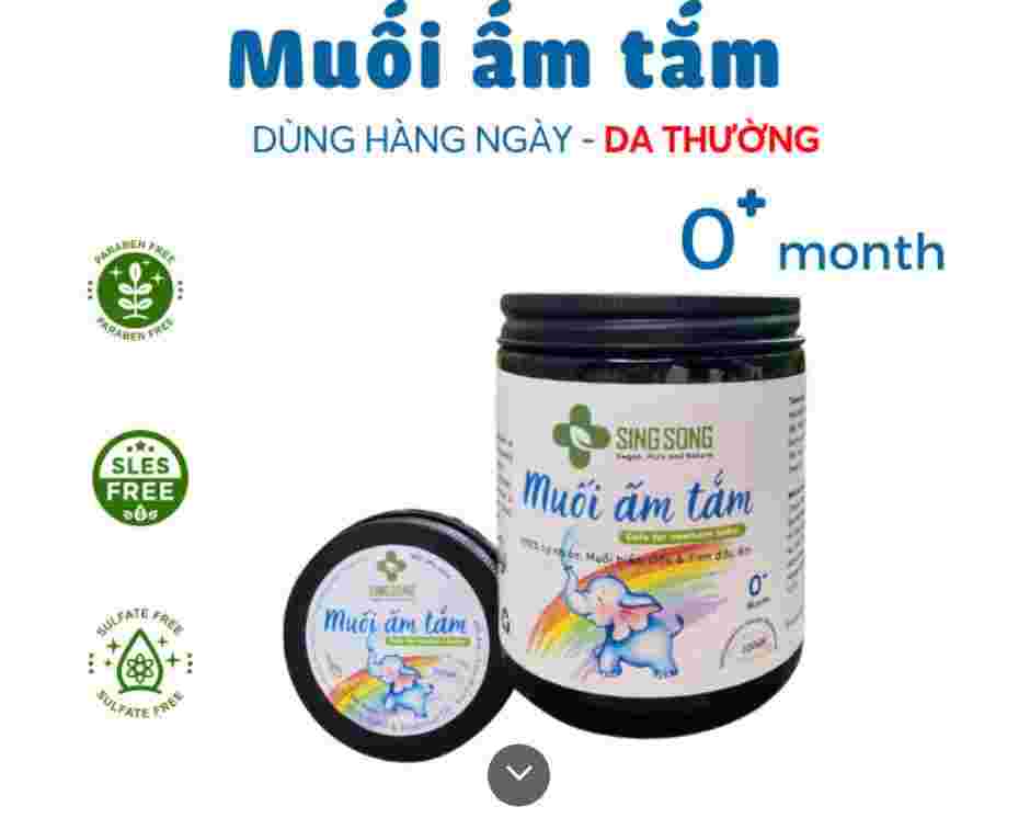 Muối ấm tắm (Da thường) 200gr